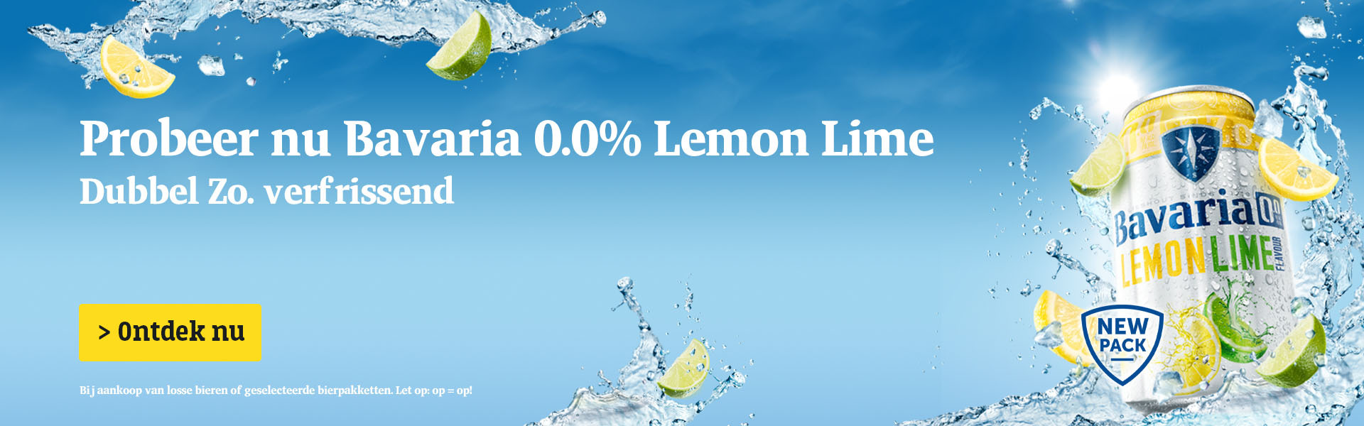 Bavaria Lemon Lime actie - Gratis Bavaria Lemon Lime bij bestelling