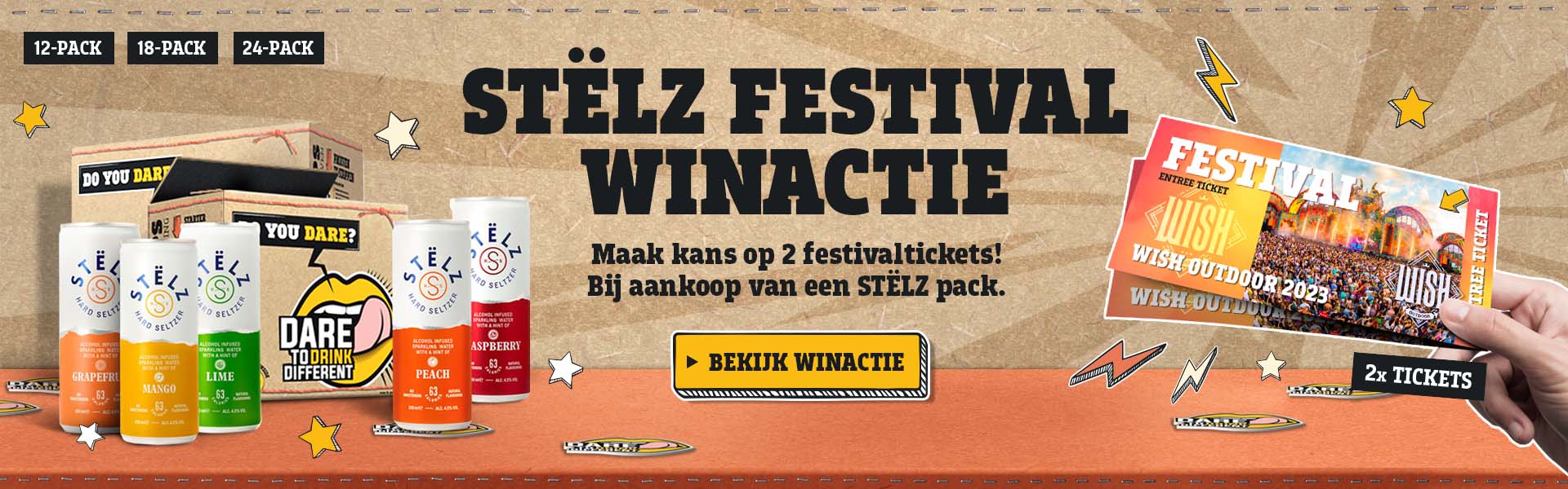 STELZ winactie festivaltickets