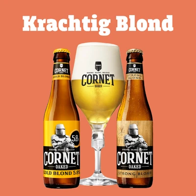 Krachtig blond bier