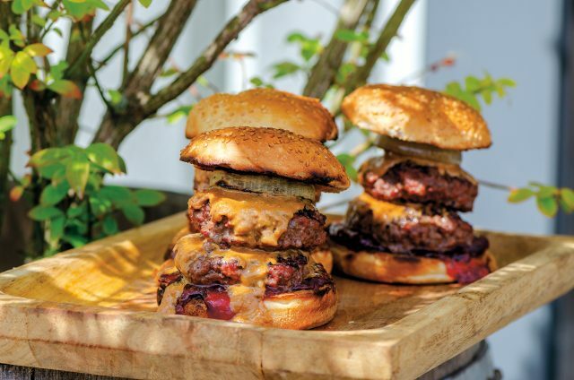 Peanutbutterjelly Burger & Bieruitjes