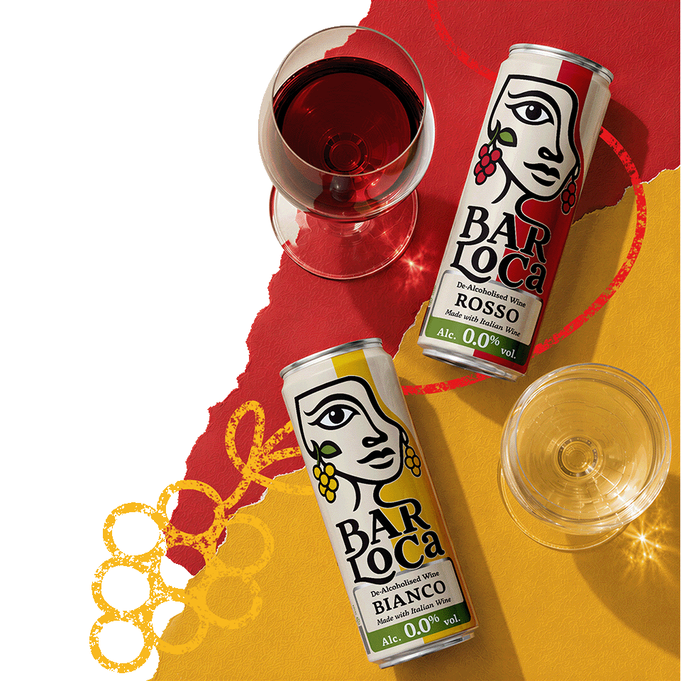 BarLoca 0.0 wijnen Bianco en Rosso