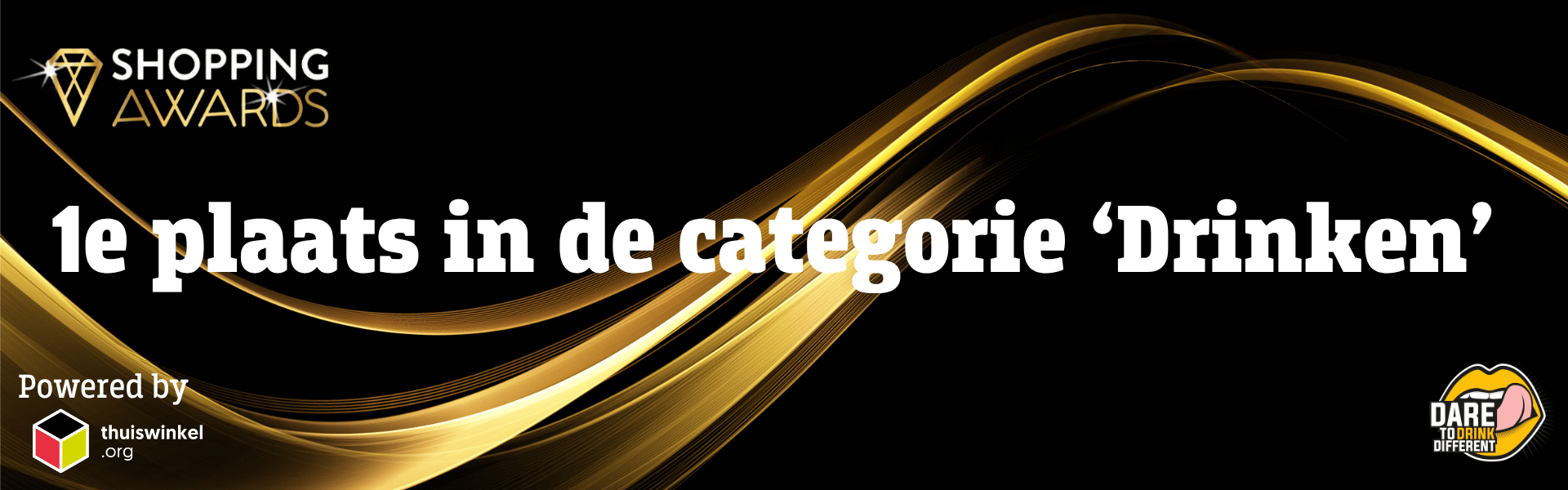 1e plaats in de categorie 'Drinken' - Shopping Awards 2026