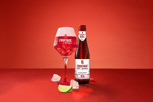 Rodenbach bier en Fruitage by Rodenbach met glas