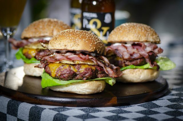 Teriyaki Pina Colada Burger