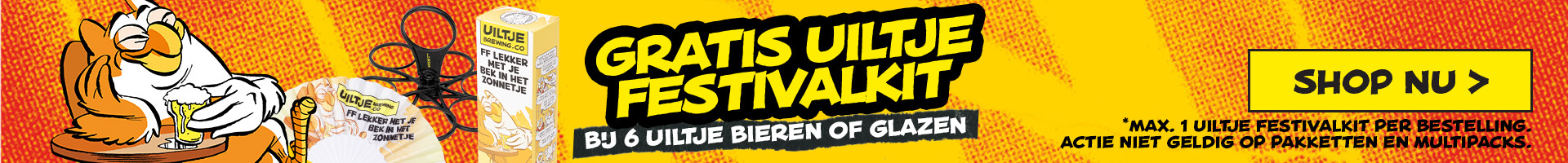 Gratis Uiltje festivalkit