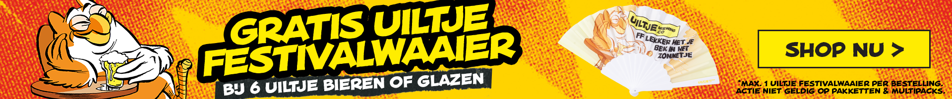 Gratis Uiltje festivalwaaier