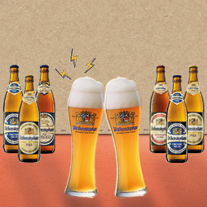 Weihenstephaner weizen bierglazen