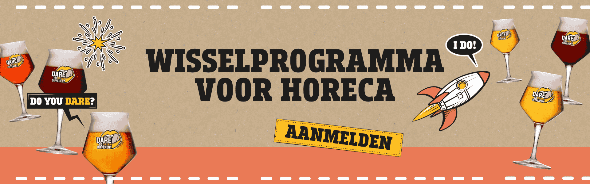Wisselprogramma voor horeca