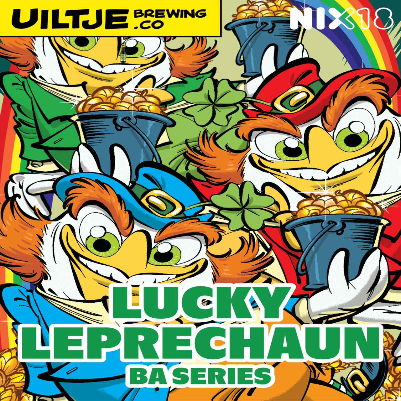 Uiltje Leprechaun Irish Red Ale Barrel-Aged IJsbock, 33cl bottle