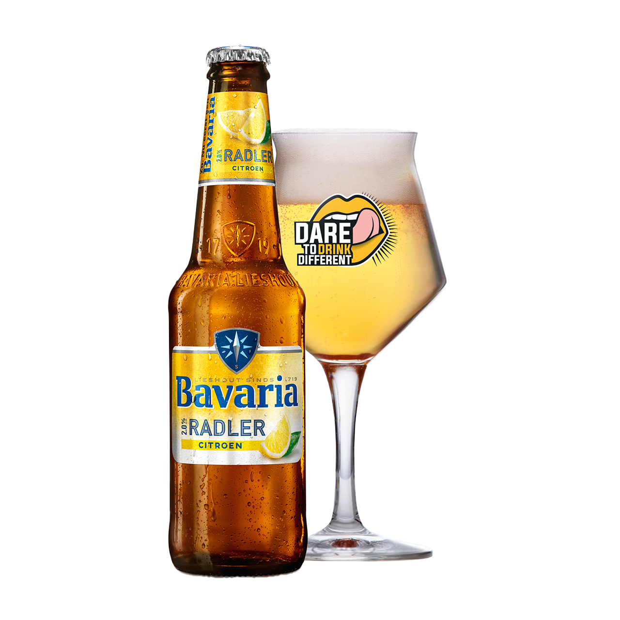 Bavaria 2.0% Citroen fles 30cl - Radler - 2.0% -