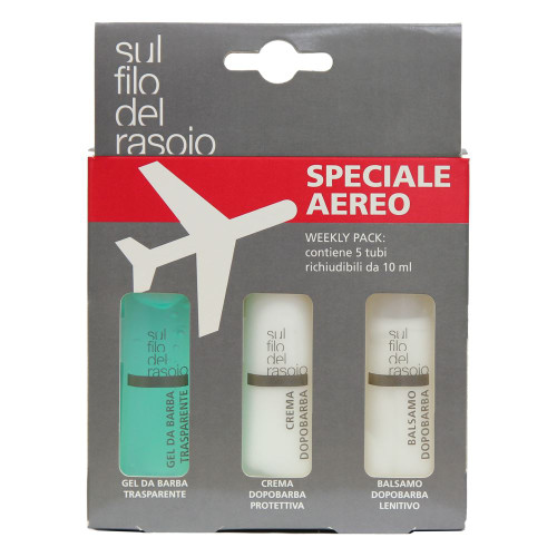 Sul filo del Rasoio Travel Shaving Kit 5 x 10ml