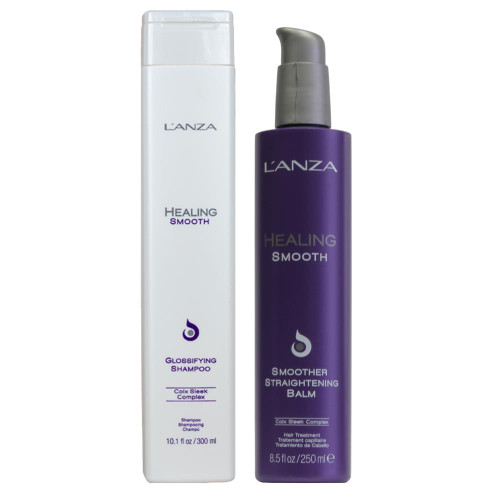 L'Anza Healing Smooth Shampoo + Smoother Straightening Balm DEAL