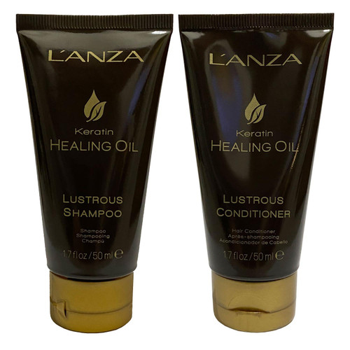 L'Anza Keratin Healing Oil Lustrous Shampoo & Conditioner