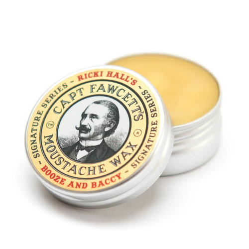 Captain Fawcett Ricki Hall Booze & Baccy Moustache Wax 15ml