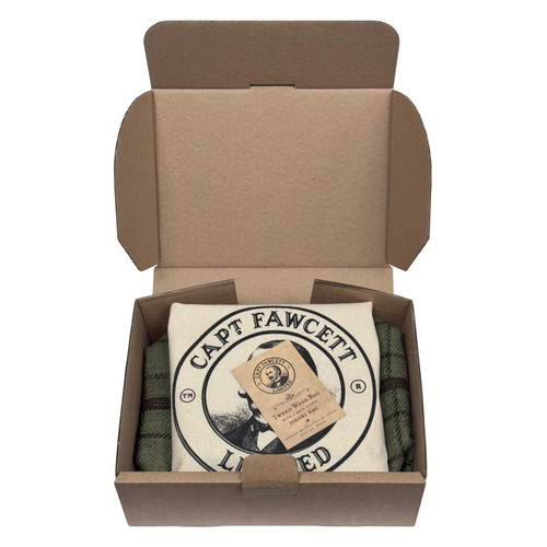 Captain Fawcett Tweed Wash Bag