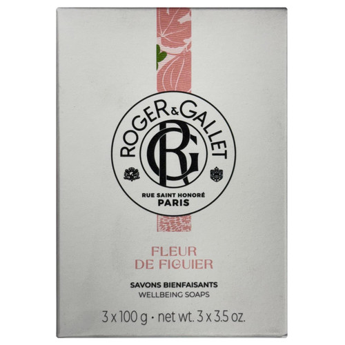 Roger & Gallet Fleur De Figuier Perfumed Soap 3 x 100g