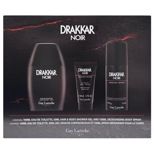 Guy Laroche Drakkar Noir 3 piece Gift Set