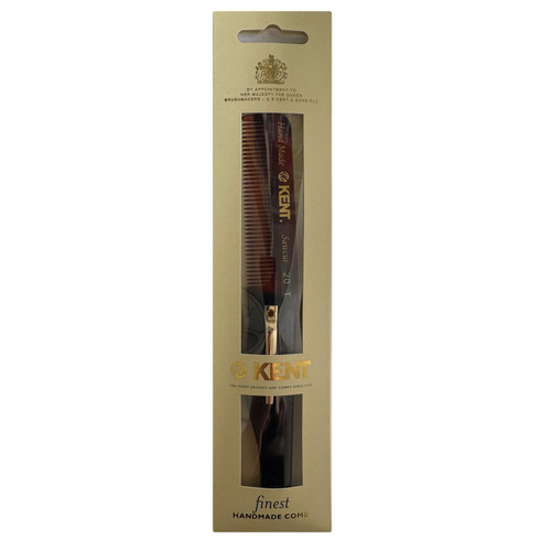 Kent Comb (20T) Handmade 167mm Large Folding Pocket Comb with Clip