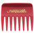 Denman Jack Dean Red Pompadous Streaker Comb