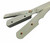 Parker 34R Stainless Steel White Handled Shavette