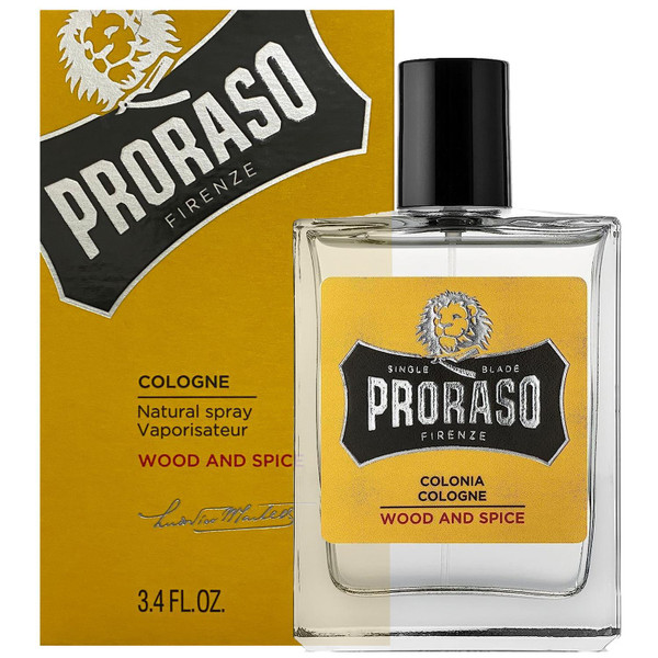 Proraso Wood & Spice Cologne 100ml Natural Spray