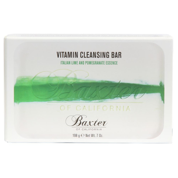 Baxter of California Vitamin Cleansing Bar - Italian lime & Pomegranate Essence 198g