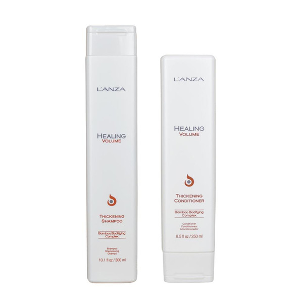 L'Anza Healing Volume Thickening Shampoo 300ml and Thickening Conditioner