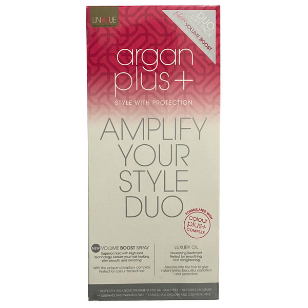 Argan Plus+ Amplify your Style Duo - Volume Boost Spray & Luxury Oil