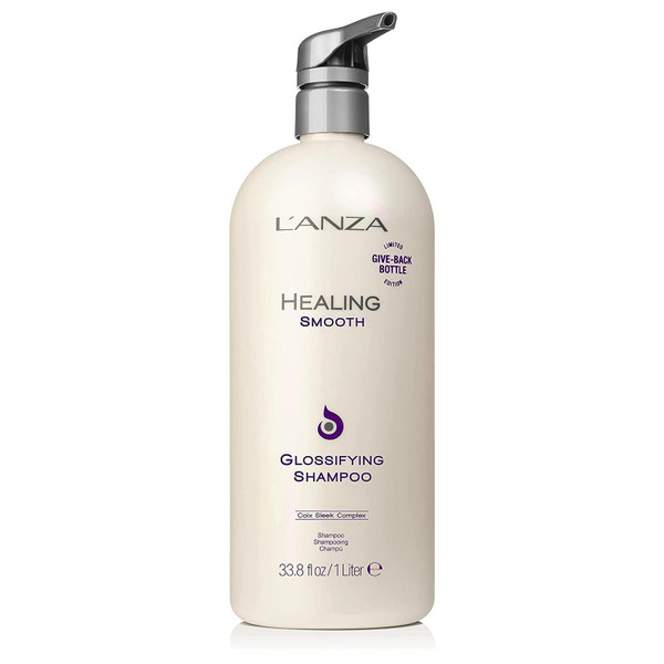 L'Anza Healing Smooth Glossifying Shampoo 1000ml with Pump