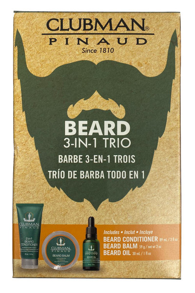 Clubman Pinaud Beard 3-in-1 Trio