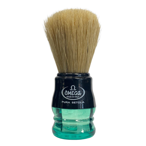 Omega Green Pure Bristle Shaving Brush 10077