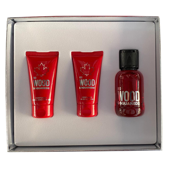DSquared2 Red Wood for Women 3 piece Gift Set