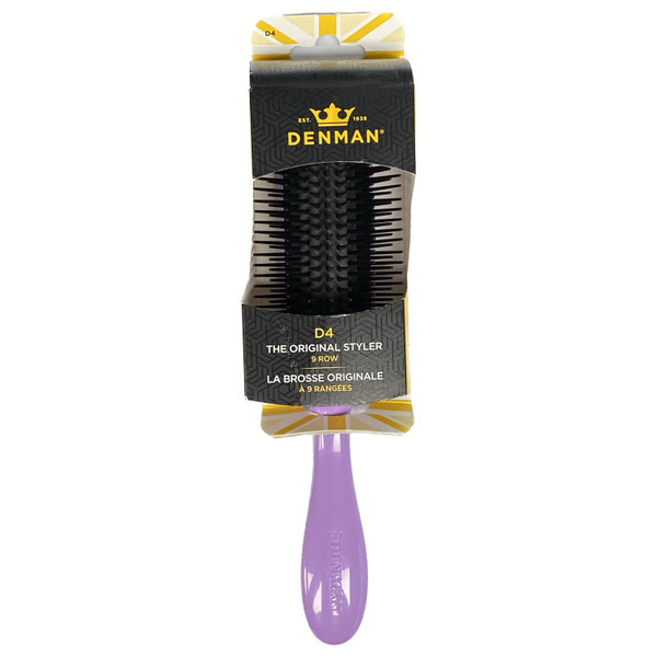 Denman D4 9-Row 'African Violet' Styling Brush