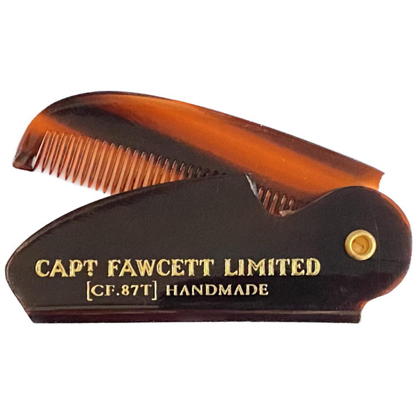 Captain Fawcett's Folding Pocket Moustache Comb