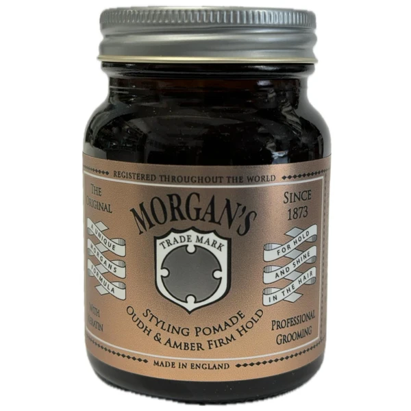 Morgan's Styling Pomade 100g with Keratin, Oudh & Amber Firm Hold