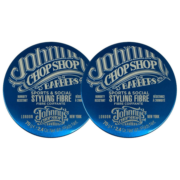 Johnny's Chop Shop Sports & Social Hair Fibre Coiffante 70g Duo Pack