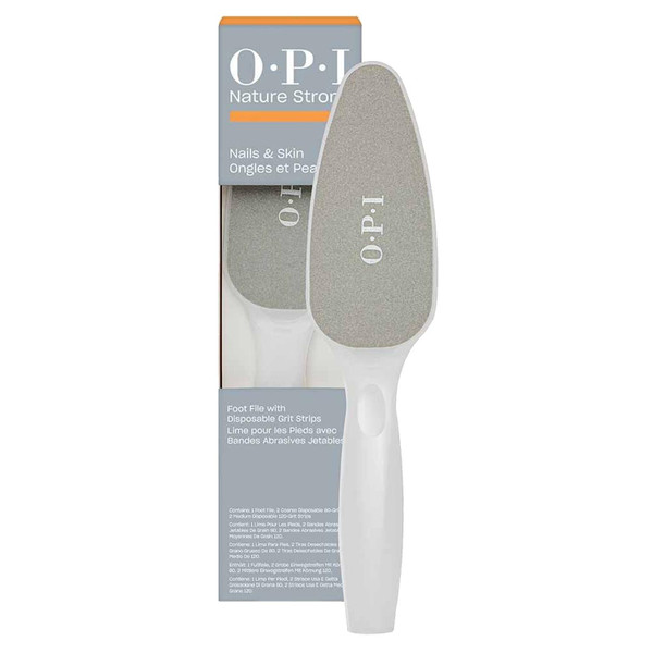 OPI Nature Strong Skincare Dual Sided Foot File with Disposable Grit OPI Nature Strong Skincare Dual Sided Foot File with Disposable Grit