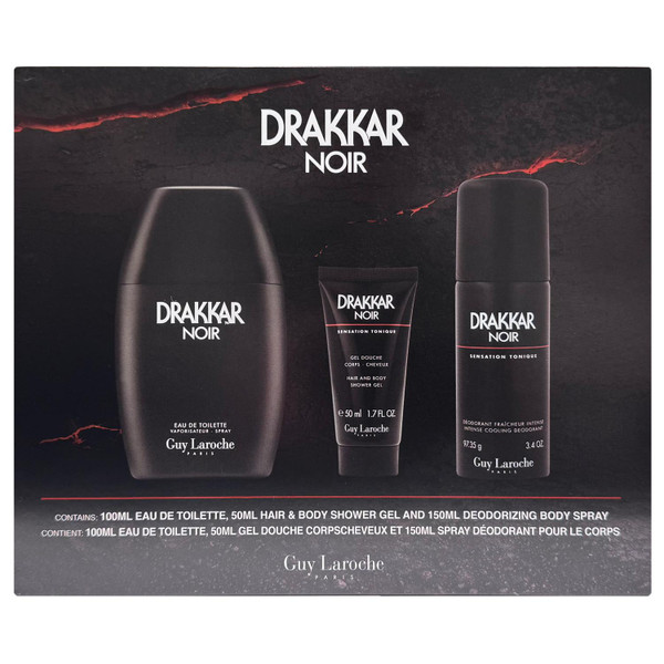 Guy Laroche Drakkar Noir 3 piece Gift Set