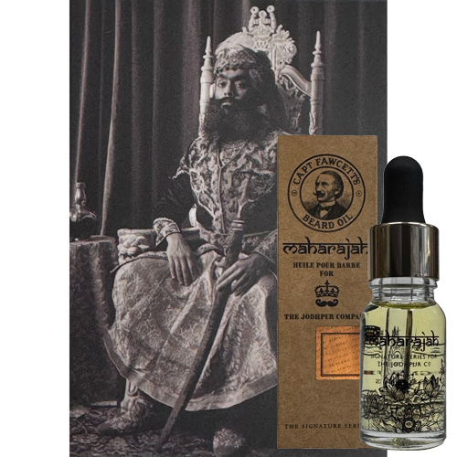 Captain Fawcett's Maharajah Beard Oil 10ml Luxurious Oriental-Inspired Beard Grooming Elixir