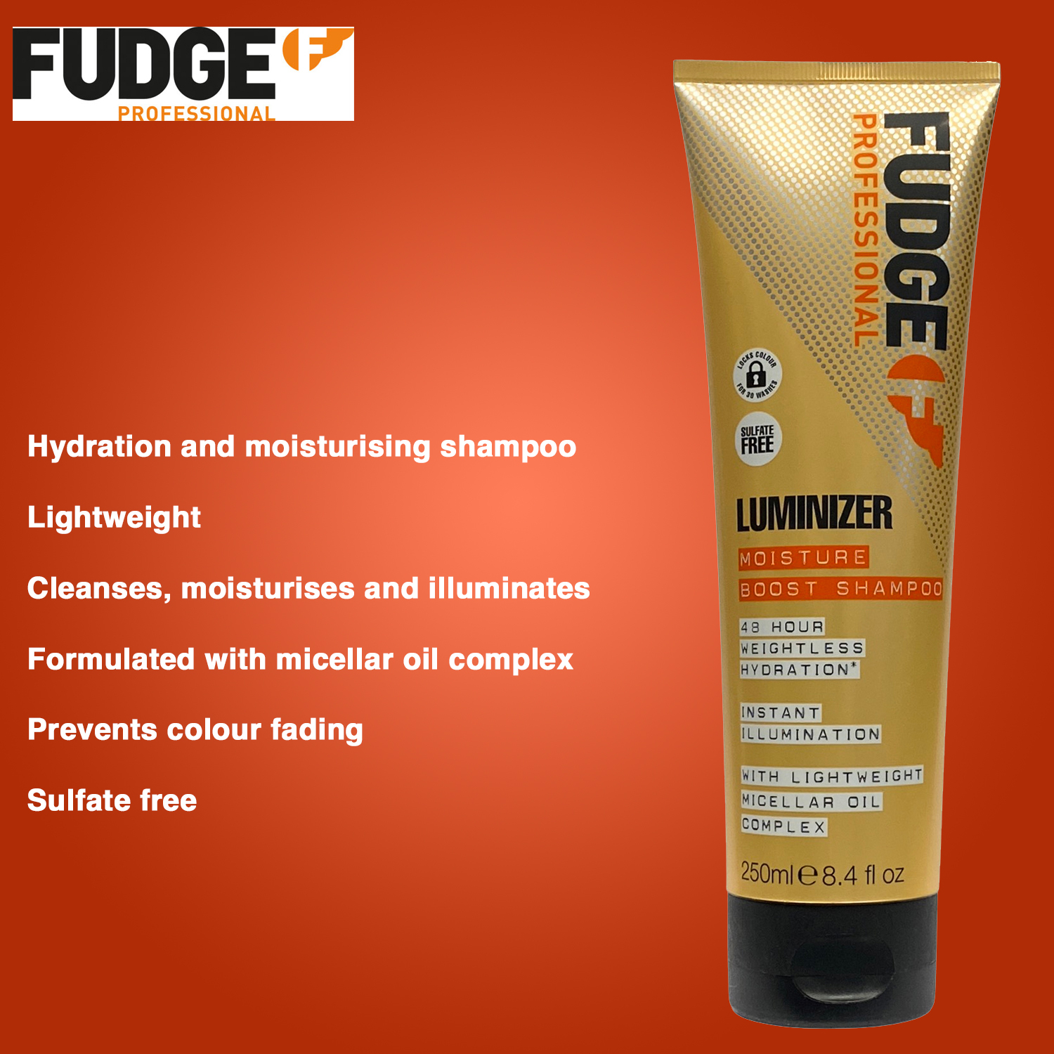Fudge Luminizer Moisture Boost Shampoo