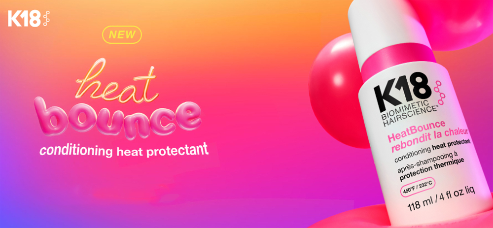 K18 Heat Bounce – Ultimate Heat Protectant for Smooth, Damage-Free Hair