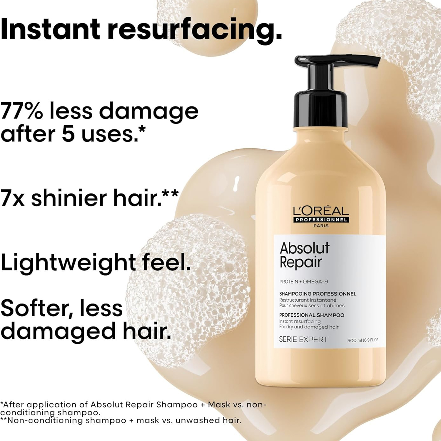 L'Oreal Professionnel Serie Expert Gold Absolut Repair Shampoo 300ml