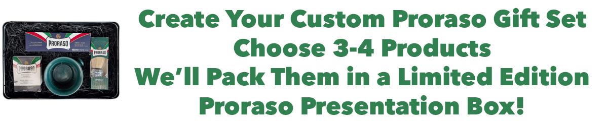 Customise Proraso Christmas Presentation Gift Sets