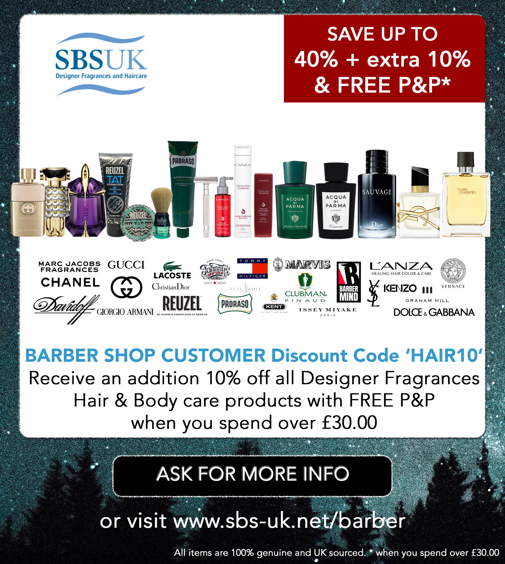 SBS UK - Salvatores Barber Shop