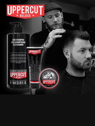 Uppercut Deluxe hair pomades and hair care products