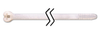 Cable Ties (aka Tie Wraps)  LONG - 14", Ultra-Thin BUNDLE OF 100