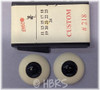 Eyeco Soft Glass Eyes - Dark Grey Custom #218 -  21mm Eyeco Soft Glass Eyes - Dark Grey Custom #218 -  21mm