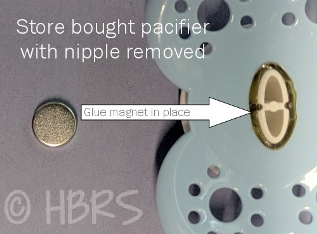 Super Strong Neodymium Pacifier Magnets, Set of 10 (fits Honeybug Pacis)