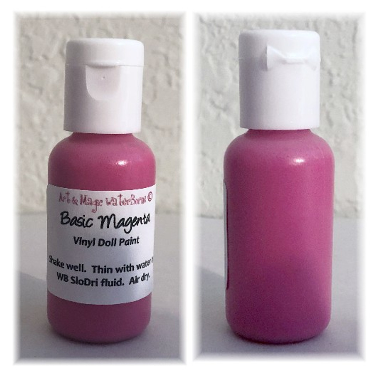 New Color added to Basics line:  Magenta (this is the half ounce size)