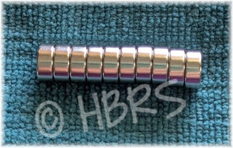 Super Strong Neodymium Pacifier Magnets, Set of 10 (fits Honeybug Pacis)